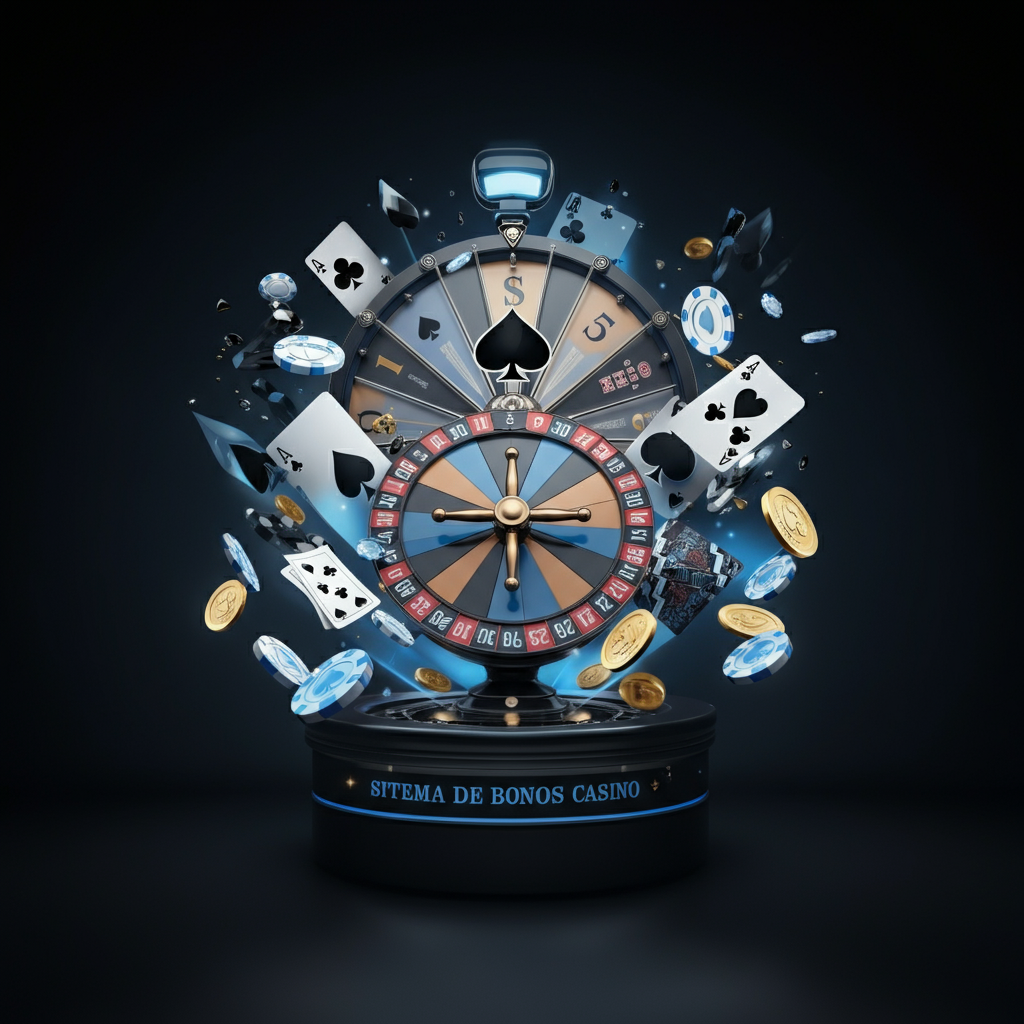 black and blue color and add casino